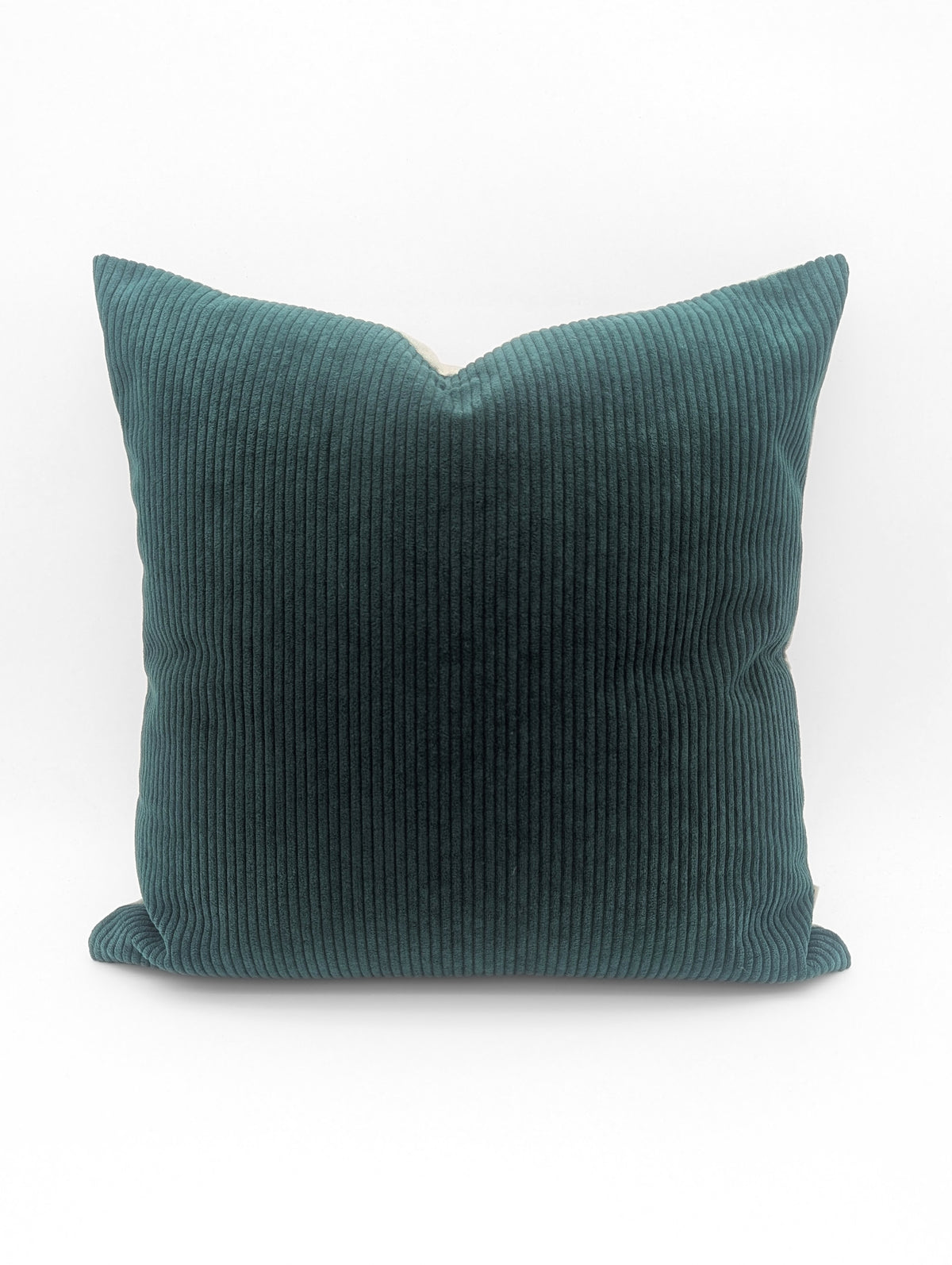 Duo de housses de coussin Corduroy Vert sapin - 13"x18" et 18"x18"