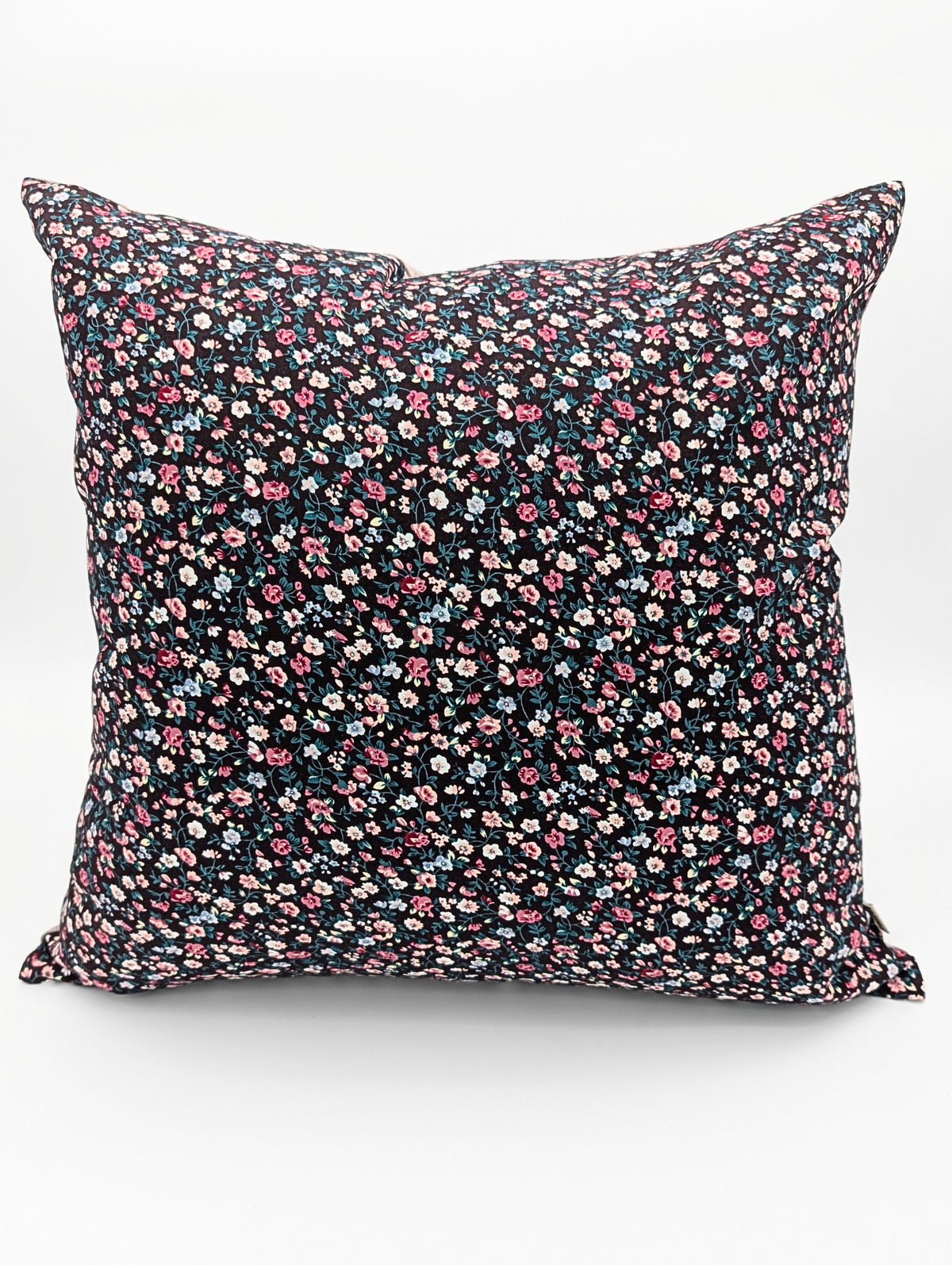 Duo de housses de coussin Fleuri (Brun-Rose) - 20"x20" * SOLDES 40% (vente finale)