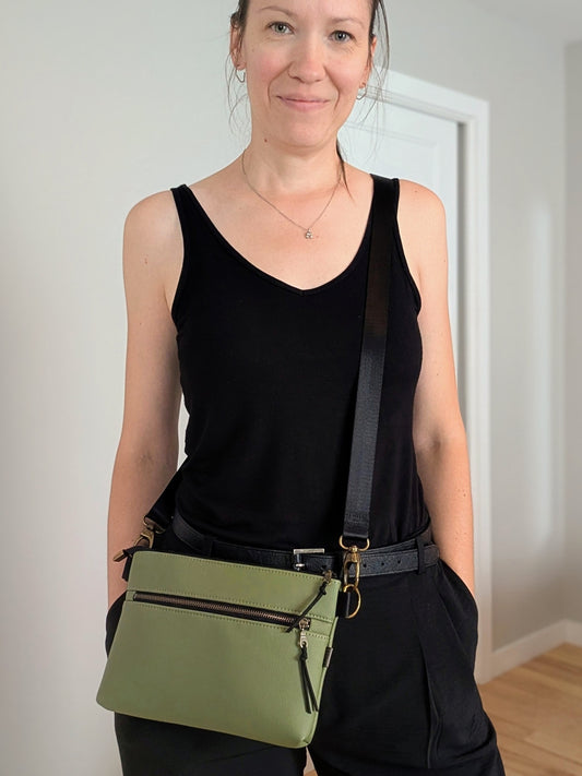 Sac de banane / bandoulière OXALIS * Collection Les Rescapés