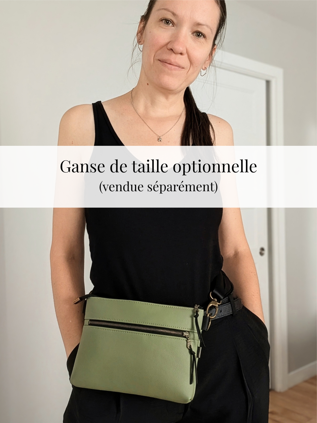 Sac banane / bandoulière OXALIS * Collection Les Rescapés