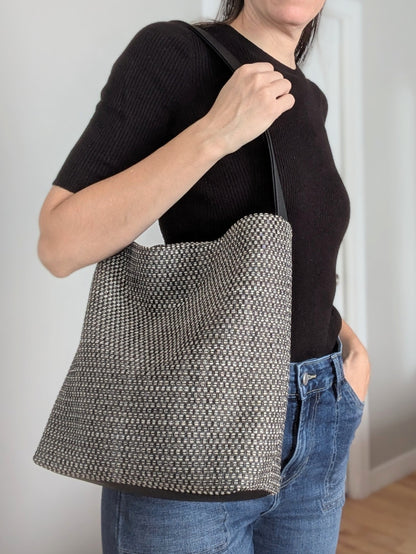 Sac PAPAYE bi-matière * Collection Les Rescapés