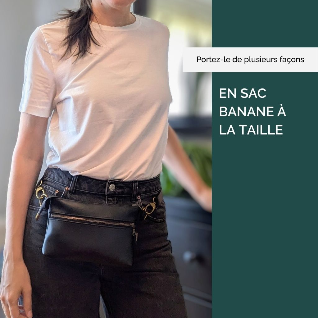 Sac de taille / banane OXALIS * Collection Les Rescapés